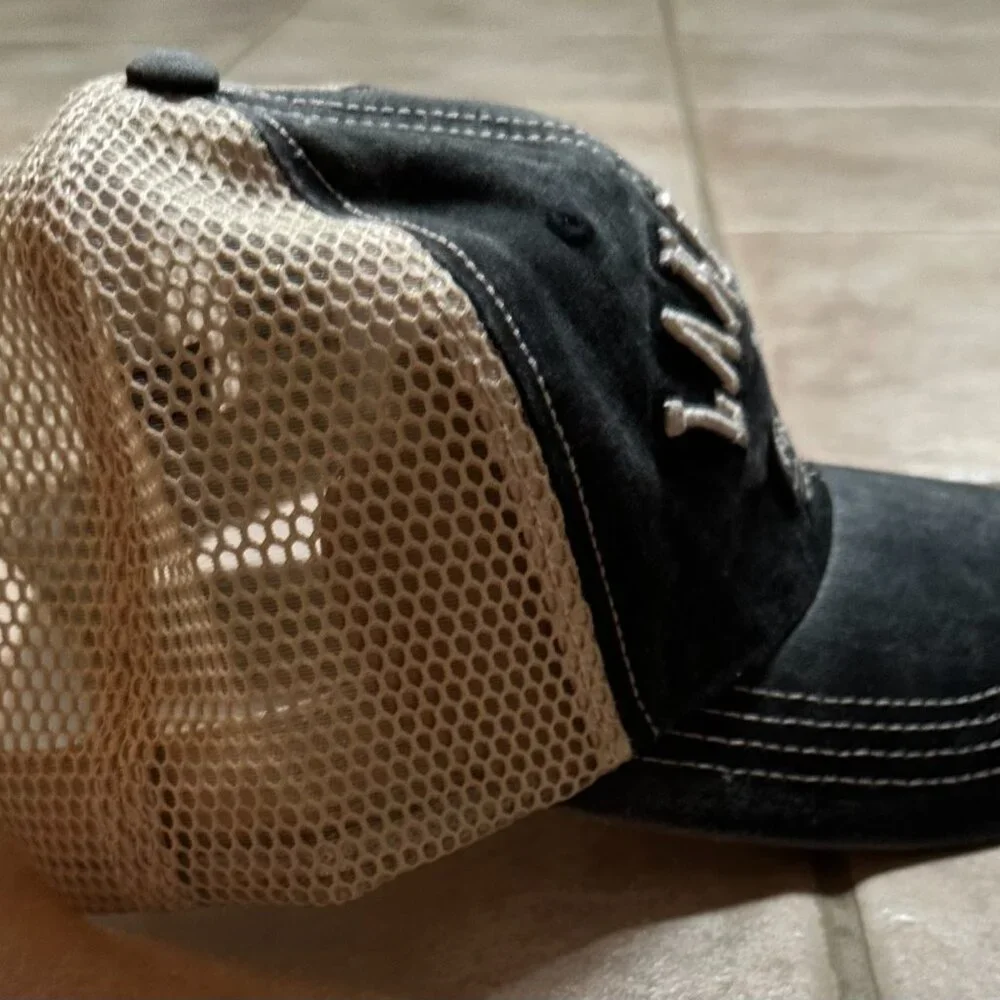 KBETHOS Black Lake Life Womens Adjustable Baseball Cap - Picture 2 of 3